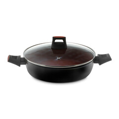 Сотейник с крышкой, с двумя ручками, диам. 28 см KITCHENSTAR Terra арт.A123FAK-0628B