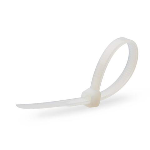 Стяжка нейлоновая КСС 3х100 (бел) (100шт) (Fortisflex)