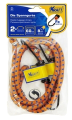 Бандаж для багажа Kraft (2х60см,d=8мм) метал. крючки