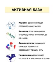 Floresan MULTI REPAIR Филлер для волос 8 в 1 с кератином,восстановление структуры 6шт по12мл (Ф-793)