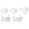 Duravit DuraStyle 2542590000 Унитаз подвесной Rimless без смывного края, с вертикальным смывом, только в сочетании с SensoWash