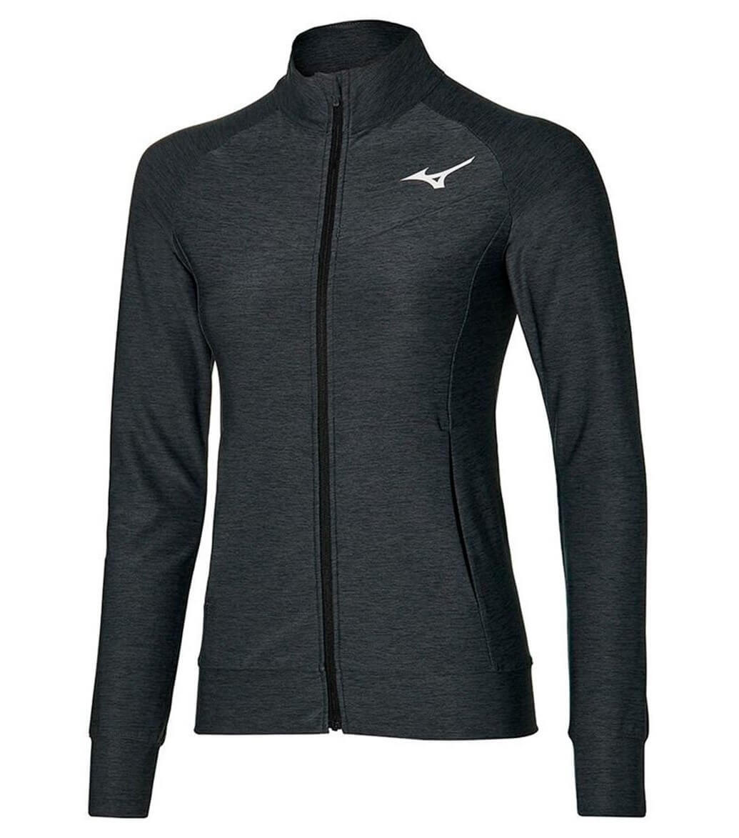 Mizuno Training Jacket рубашка для бега женская черная