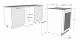 Шкаф винный Korting KFW 803 DB GN