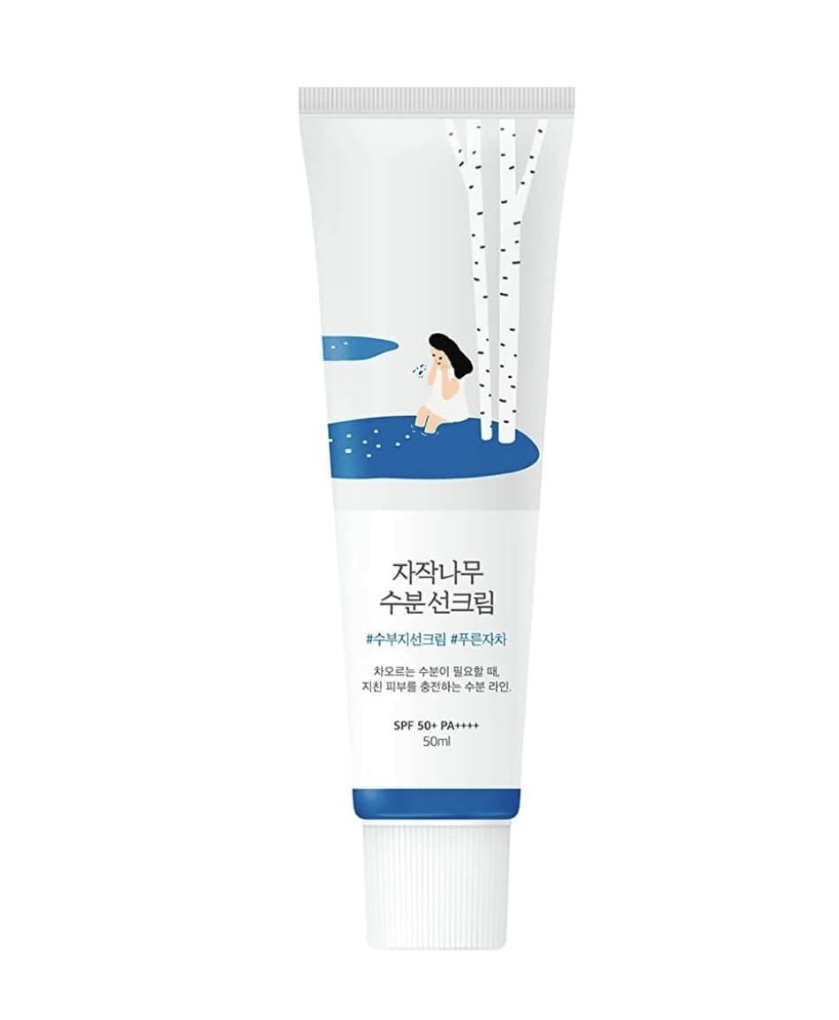 Солнцезащитный крем с берёзовым соком Round Lab Birch Juice Moisturizing Sunscreen SPF50+ PA++++