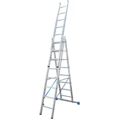 Трехсекционная универсальная лестница с допфункцией STABILO 3х8 Krause 133748