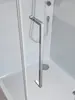BelBagno UNO-CAB-A-1-90-C-Cr-Bi-TOP-L Душевая кабина с задними стенками, смесителем, верхним и ручным душем, акриловым поддоном и крышей, левосторонняя