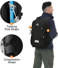 Рюкзак Skully Azela A1326 20л. black - 2