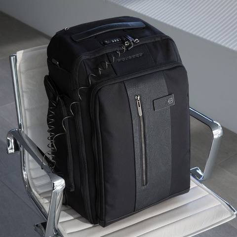 Сумка дорожная Piquadro Brief2, чёрный (BV4817BR2BM/N)