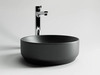 Ceramica Nova Element CN6007 Умывальник чаша накладная круглая, 35.5x35.5, цвет: чёрный