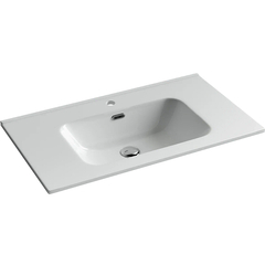 Ceramica Nova Element CN7005MB Раковина накладная прямоугольная, 81x46.5, цвет: чёрный фото