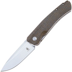 Фото Складной нож Kizer Agressor, сталь 154CM, рукоять микарта