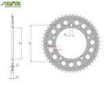 Звезда Задняя Ведомая Sunstar 5-5499-42 JTR1800-42