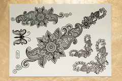 Флеш тату / Flash Tattoo №JO14 Флеш тату / Flash Tattoo №JO14