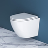 BelBagno Sfera-R BB046CHR/BB870SC Унитаз подвесной безободковый с сиденьем микролифт, цвет: белый