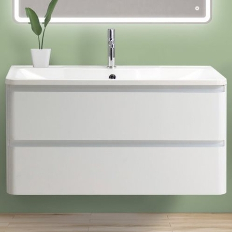 BelBagno Albano ALBANO-1000-2C-SO-BL Тумба под раковину подвесная, 100x45.5, цвет: белый