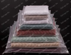 Белый матовый пакет Zip Slider 35×45 см, 60 мкм