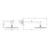 Gessi 63348#708 Gessi Верхний душ ?250 мм., с настенным держателем 348 мм., цвет Copper Brushed PVD