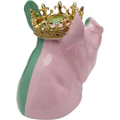 Фигура декоративная Crowned Pig «Свинья в короне» 28 см