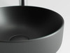 Ceramica Nova Element CN6007 Умывальник чаша накладная круглая, 35.5x35.5, цвет: чёрный