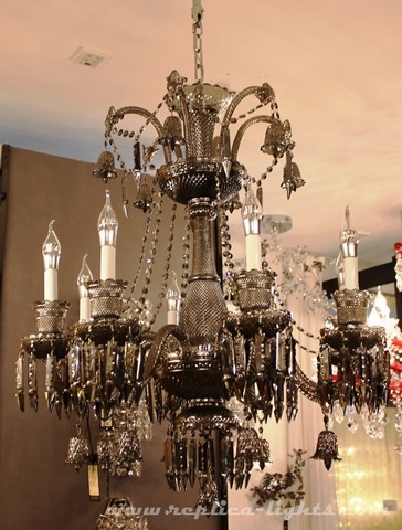 люстра BACCARAT ZÉNITH CHANDELIER копия ( 12 lights + black )