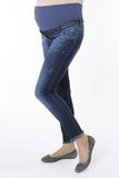 Джинсы для беременных (SLIM) 08902 синий