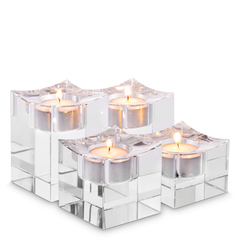 Подсвечник Tealight Holder Giancarlo low set of 4 арт.116342