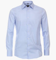 Сорочка мужская Venti Modern Fit 134097700-100 в бело-голубую клеточку