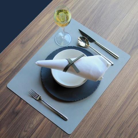 Подстановочная салфетка прямоугольная 35x45 см LindDNA Nupo light grey 981170