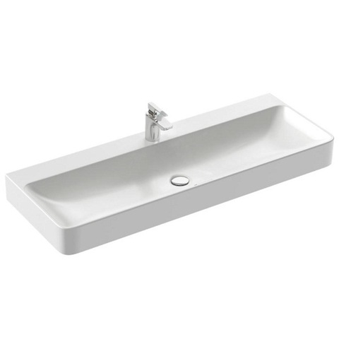 Jacob Delafon Vox EVA112-00 Раковина накладная 120 х 45 см, 1 отверстием для смесителя