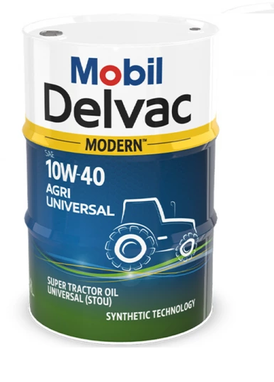 Тракторное масло MOBIL Delvac Modern Agri Universal 10W-40 полусинтетическое 208л
