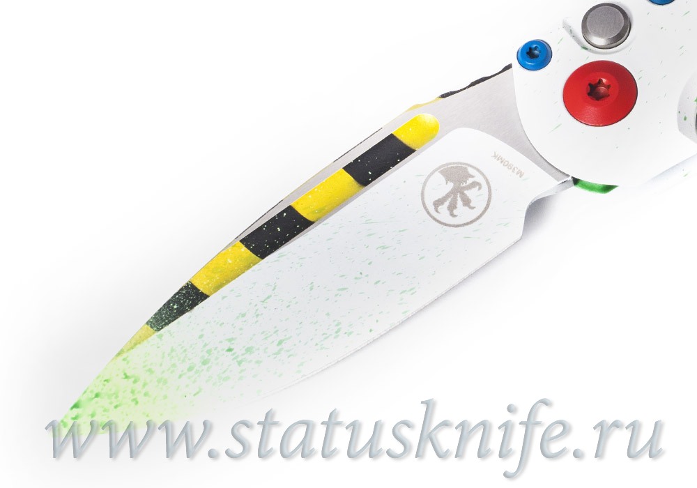Нож Microtech LUDT 1135S-1GBS White Ghostbuster Limited
