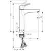 Hansgrohe Focus 31608000 Смеситель для раковины-чаши с донным клапаном