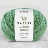 Пряжа Gazzal Merino Boucle 3769 зеленое яблоко