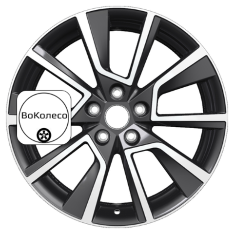 7x18/5x114,3 ET35 D60,1 KHW1802 (Changan/Geely/Lexus/Suzuki/Toyota) Black-FP Khomen Wheels