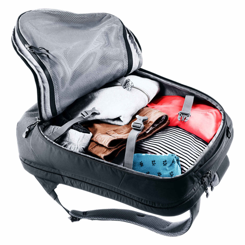 Картинка рюкзак городской Deuter Carry On 30 black - 10