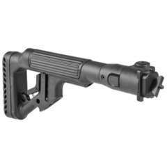 Складной приклад для АК 47 (полимерное соединение), черный, Fab Defense