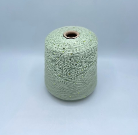 Fil-lab (пр.Италия),art.Paillettes,350м/100гр, 100% Меринос+пайетка(зеленая) цвет-Салатовый. арт-33354