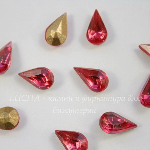 Ювелирные стразы Preciosa "Капля" Rose (10х6 мм)