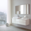 Duravit Viu 23586000001 Раковина накладная 600х415х100мм, без перелива, без отв, с креплением, выпуск с керамической крышкой, с покрытием WG, цвет: белый