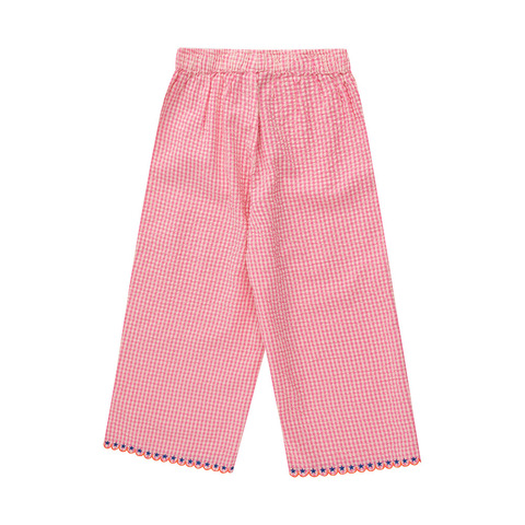 Брюки Tinycottons Vichy Dark Pink