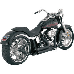 VANCE & HINES EXHAUST SS STAG BLK 86-11 ST EXHAUST SHORTSHOTS STAGGERED BLACK