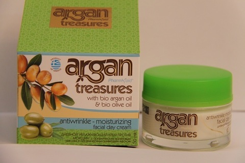 Дневной крем для лица Против морщин ARGAN TREASURES
