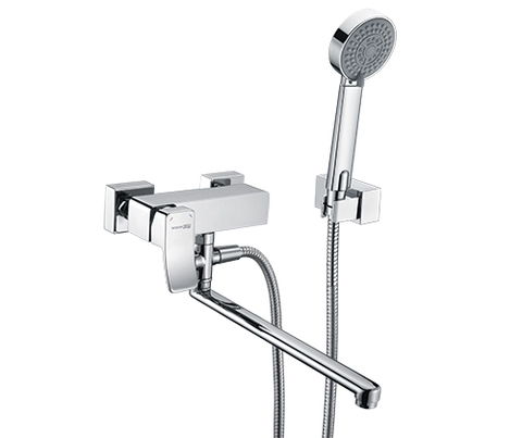 WasserKRAFT Aller 1062L Смеситель для ванны с длинным изливом, цвет: хром