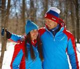 Мужской тёплый прогулочный лыжный костюм Nordski National Blue