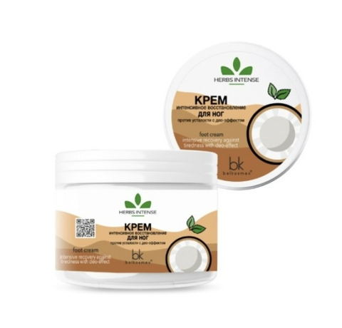 Herbs Intense Крем для ног против усталости с део-эффектом 140г Belkosmex