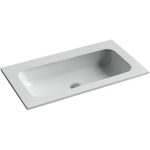 Ceramica Nova Grace CN7012WX Раковина накладная без отверстия под смеситель, 81x45.7, цвет: белый