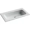 Ceramica Nova Grace CN7012WX Раковина накладная без отверстия под смеситель, 81x45.7, цвет: белый