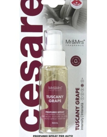 Mr&Mrs Fragrance Арома-спрей для автомобиля TUSCANY GRAPE | ТОСКАНСКИЙ ВИНОГРАД 50мл