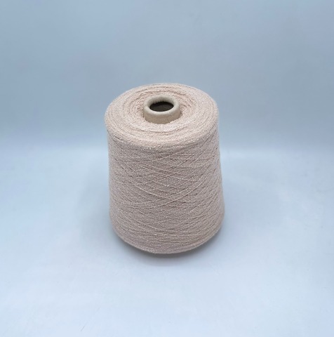 Бобинная пряжа (пр.Италия),art-Souple 1500м/100гр. 58% Хлопок, 10% Кашемир, 32% Полиэстер, цвет-Крем(371/235), арт.35056