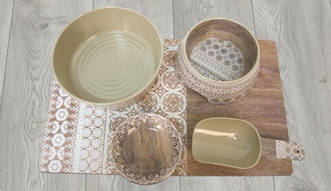 1001/001 Коврик для мисок "TARHONG Moroccan Wood"